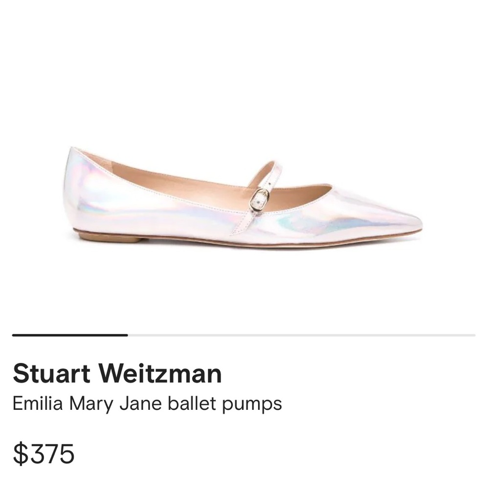 Stuart Weitzman Iridescent Flats - Picture 14 of 16